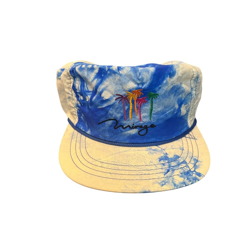Vintage NOS Mirage casino tie-dye snap back hat